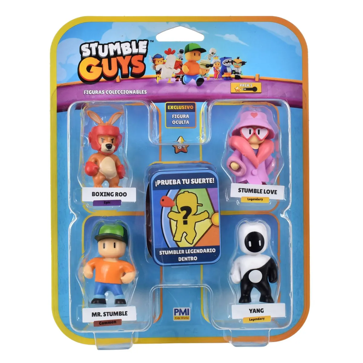 STUMBLE GUYS - Pack 5 Figuras 5 Cms Stumble Guys