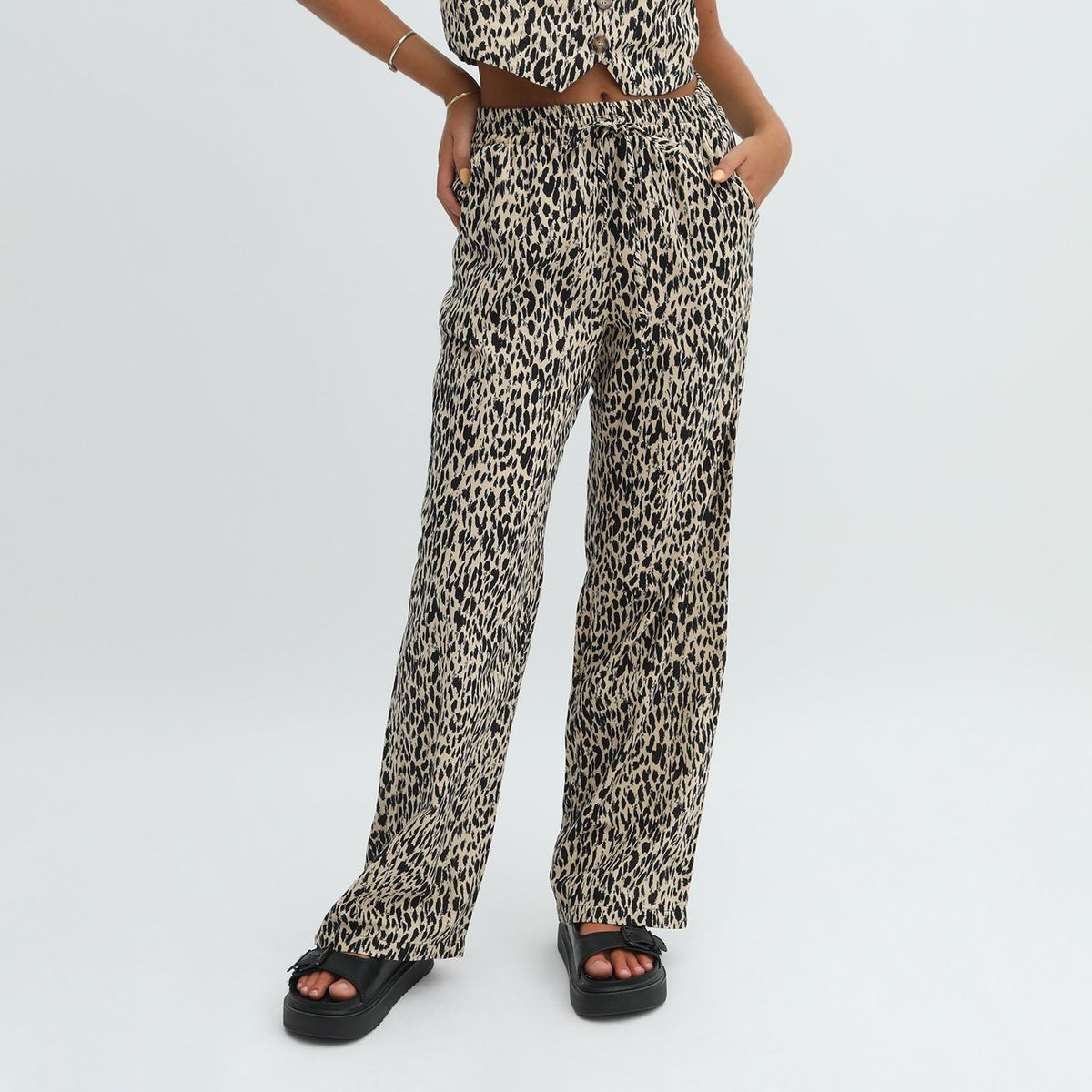 DENIMLAB - Pantalón Recto 100% Algodón Mujer Denimlab