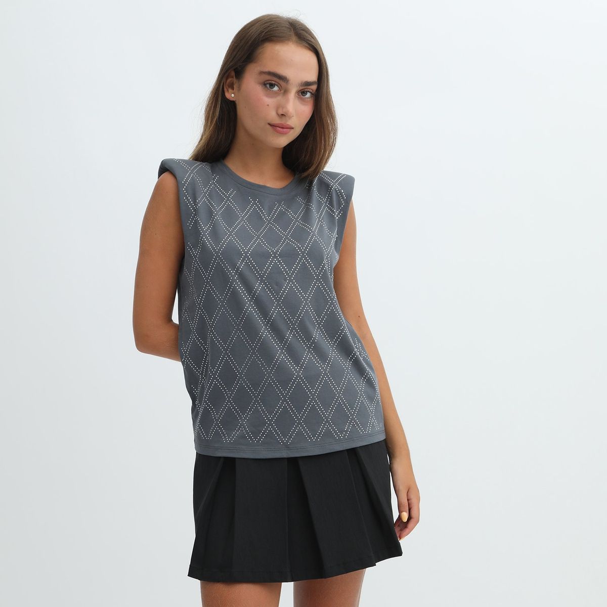 DENIMLAB - Polo Sin Mangas Algodón Mujer Denimlab