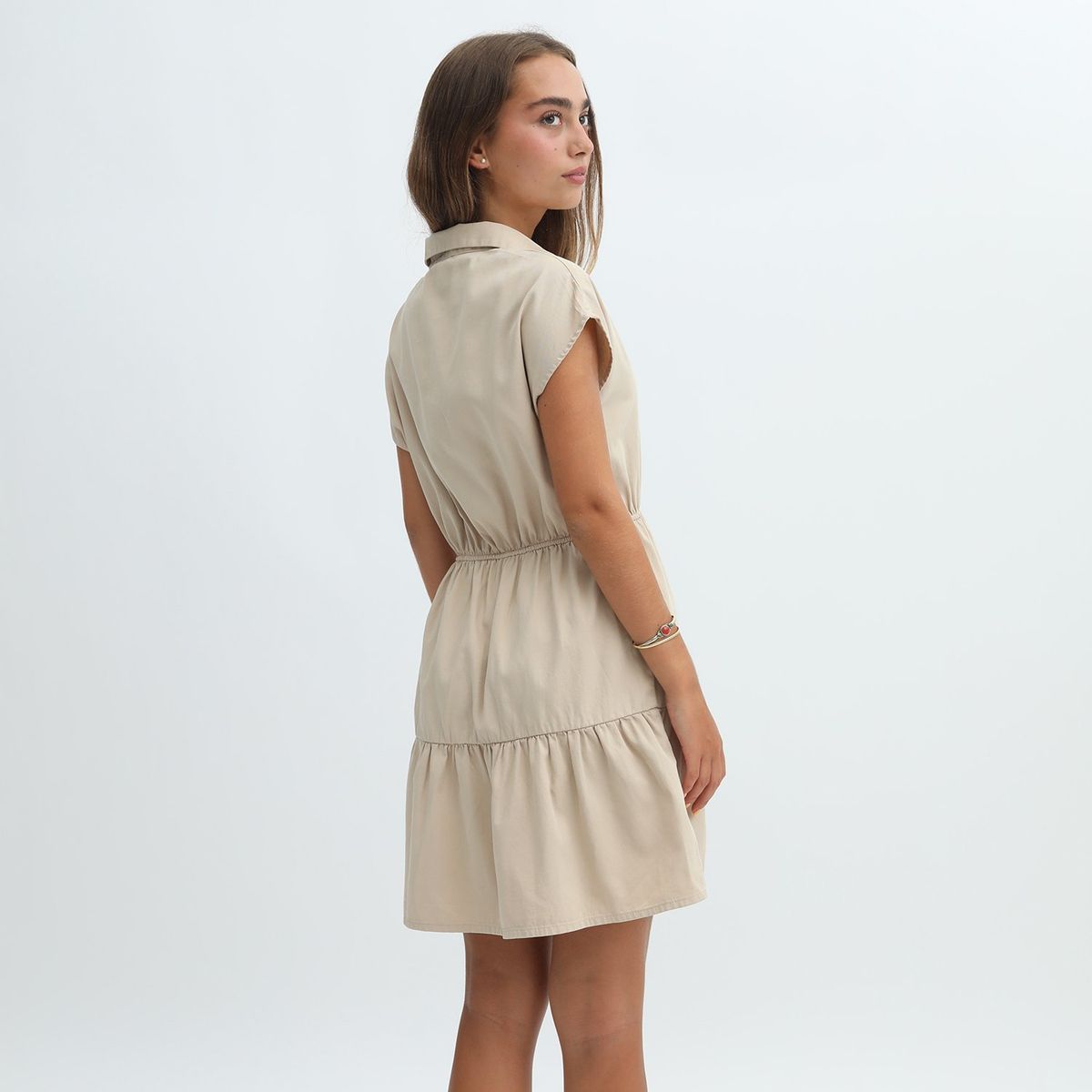 DENIMLAB - Vestido Camisero 100% Algodón Mujer Denimlab