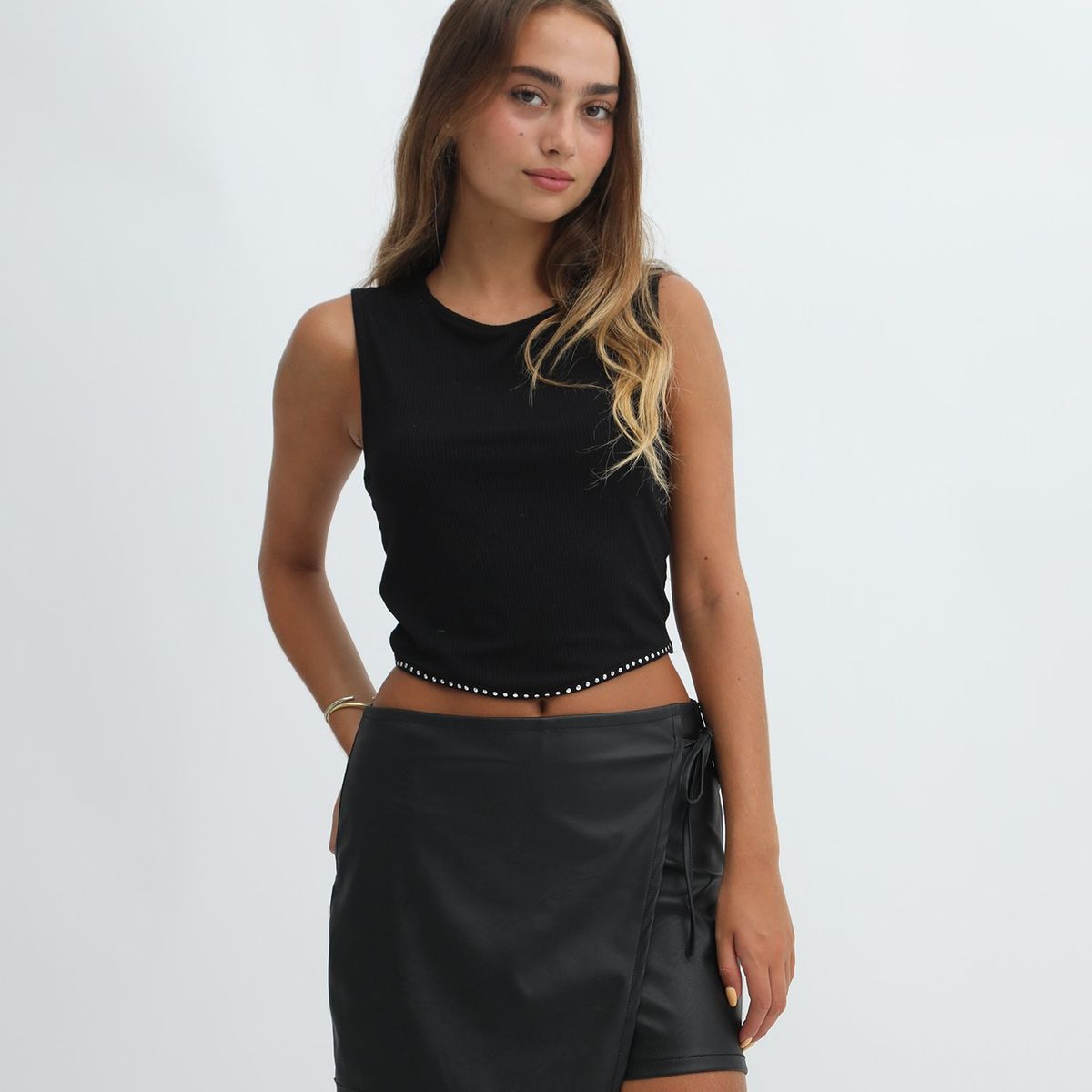 DENIMLAB - Polo Sin Mangas Casual Mujer Denimlab