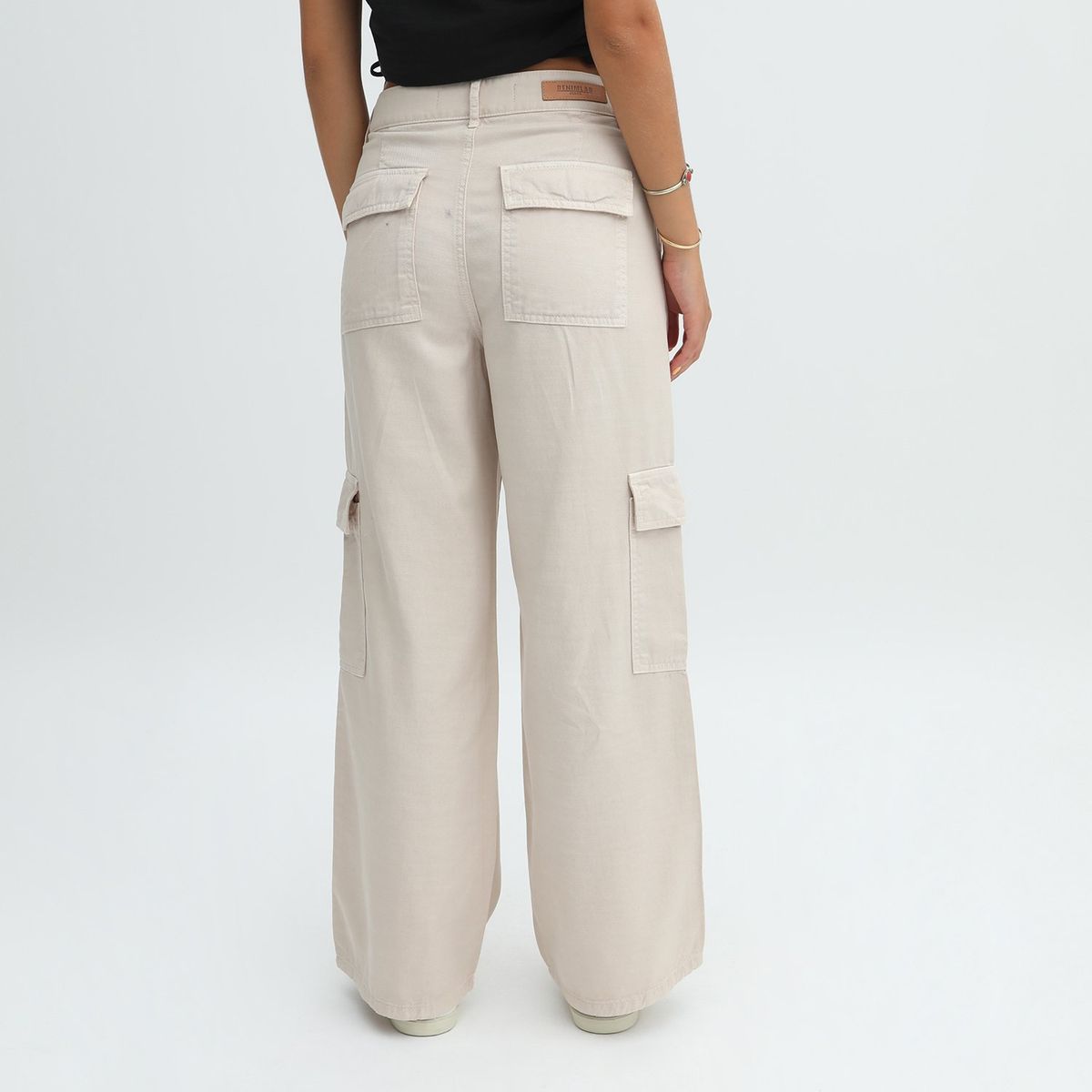 DENIMLAB - Pantalón Straight Casual Mujer Denimlab