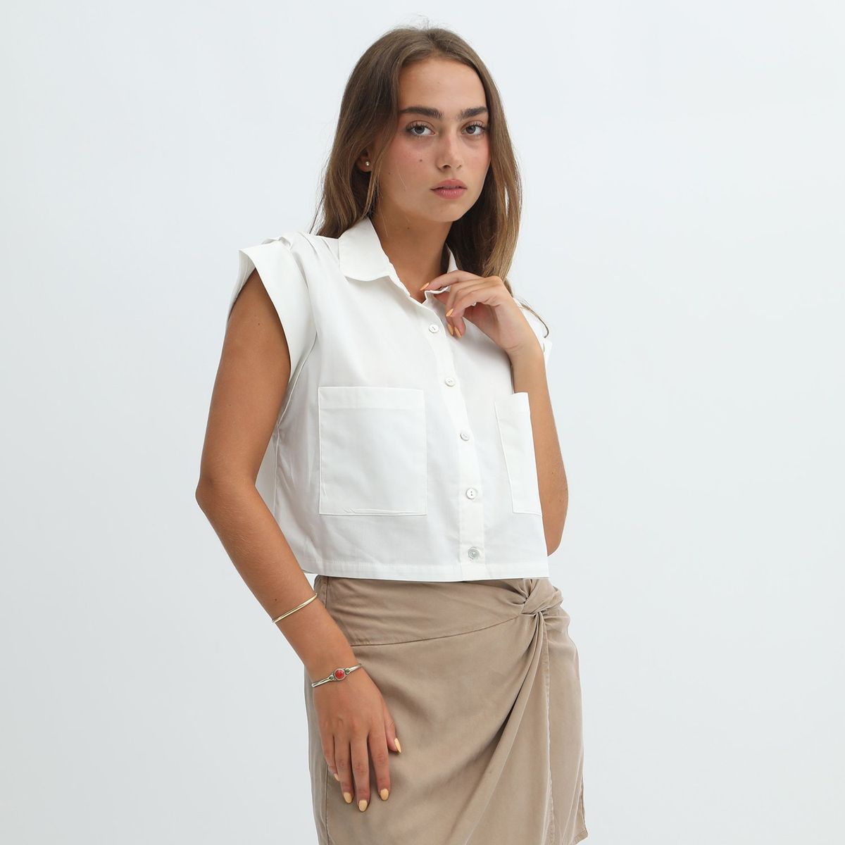 DENIMLAB - Top Sin Mangas Algodón Mujer Denimlab