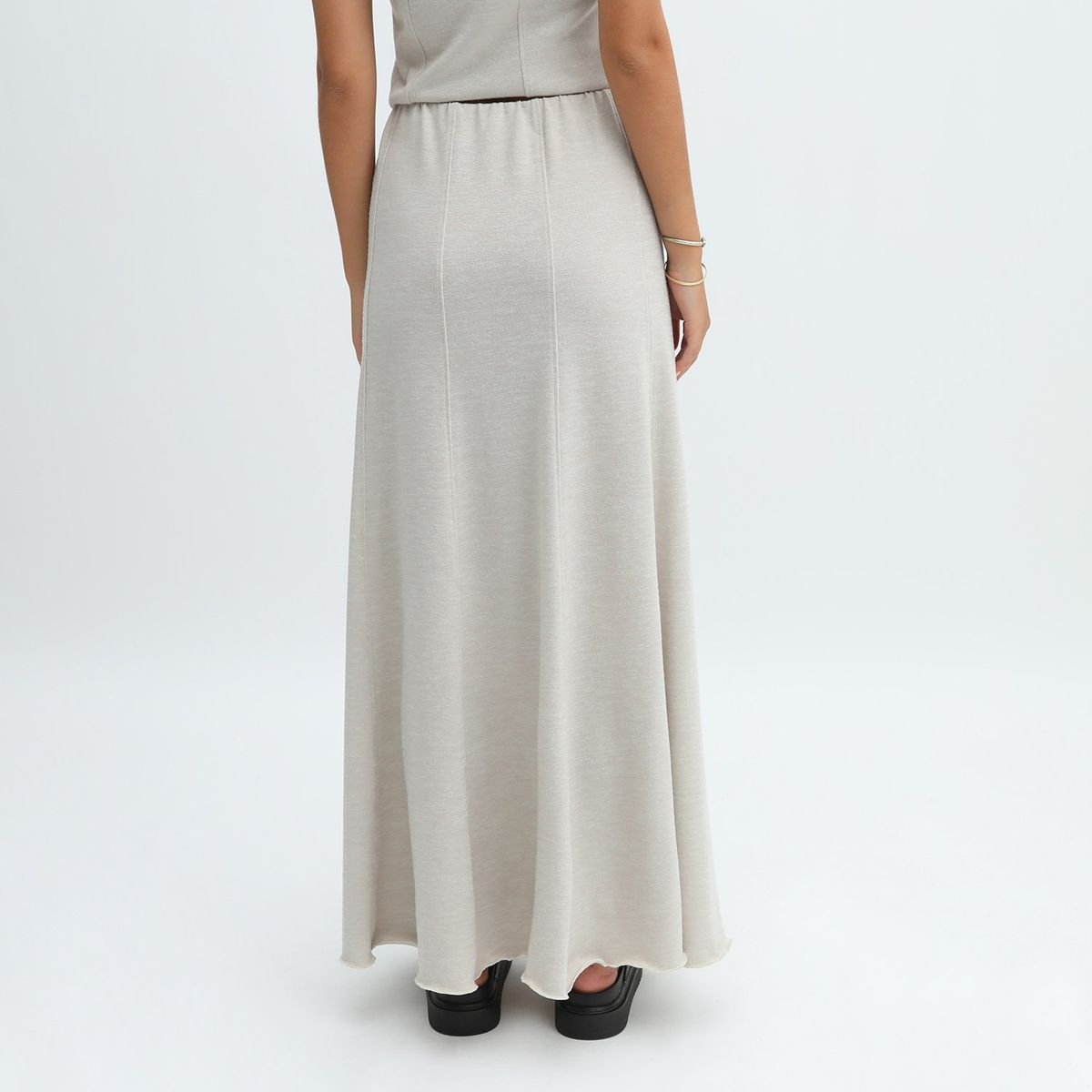 DENIMLAB - Falda Larga Casual Mujer Denimlab