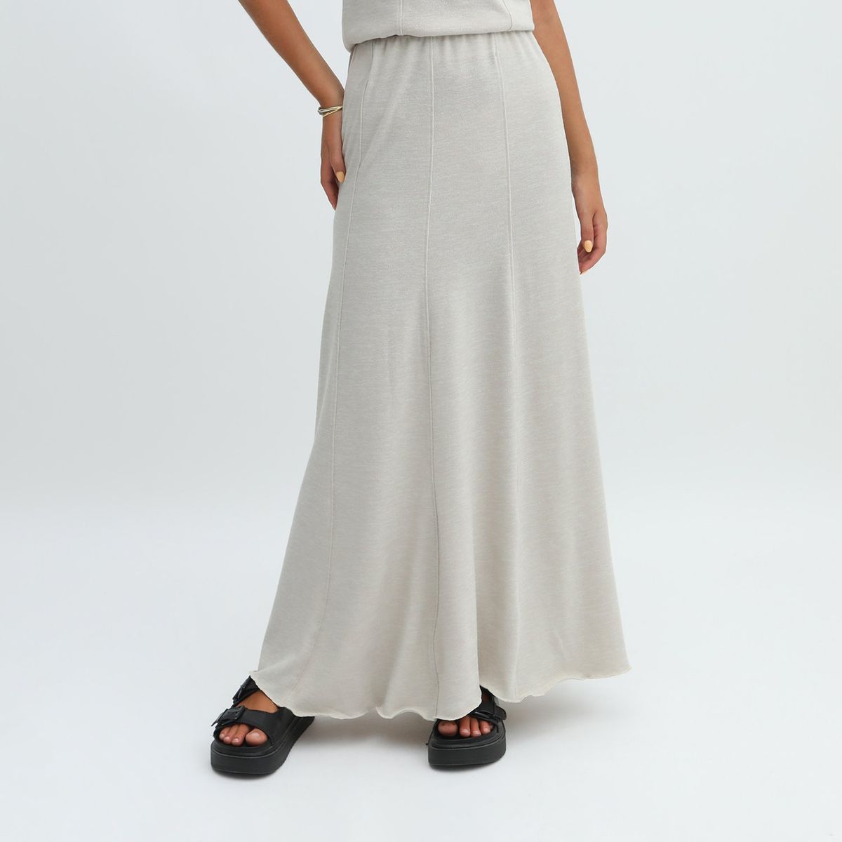 DENIMLAB - Falda Larga Casual Mujer Denimlab