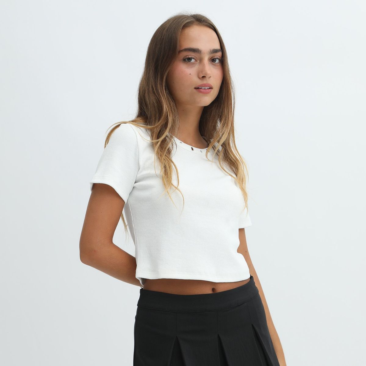 DENIMLAB - Polo Manga Corta Algodón Mujer Denimlab