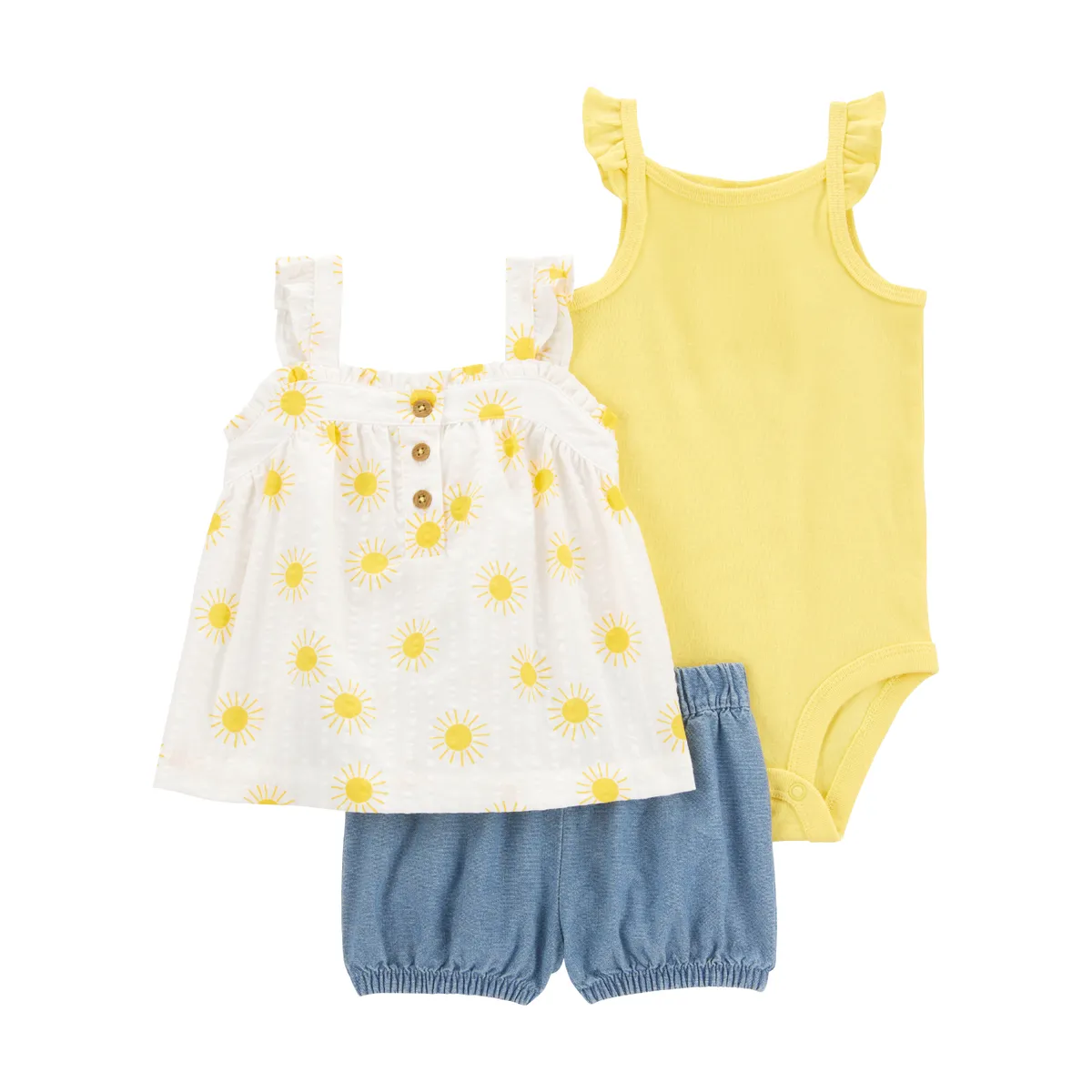 CARTER'S - Conjunto Bebé Niña 3 Piezas Carters