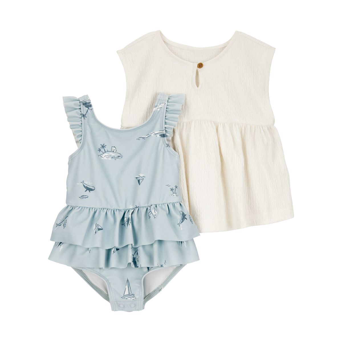 CARTER'S - Traje De Baño Bebé Niña 2 Piezas Carters