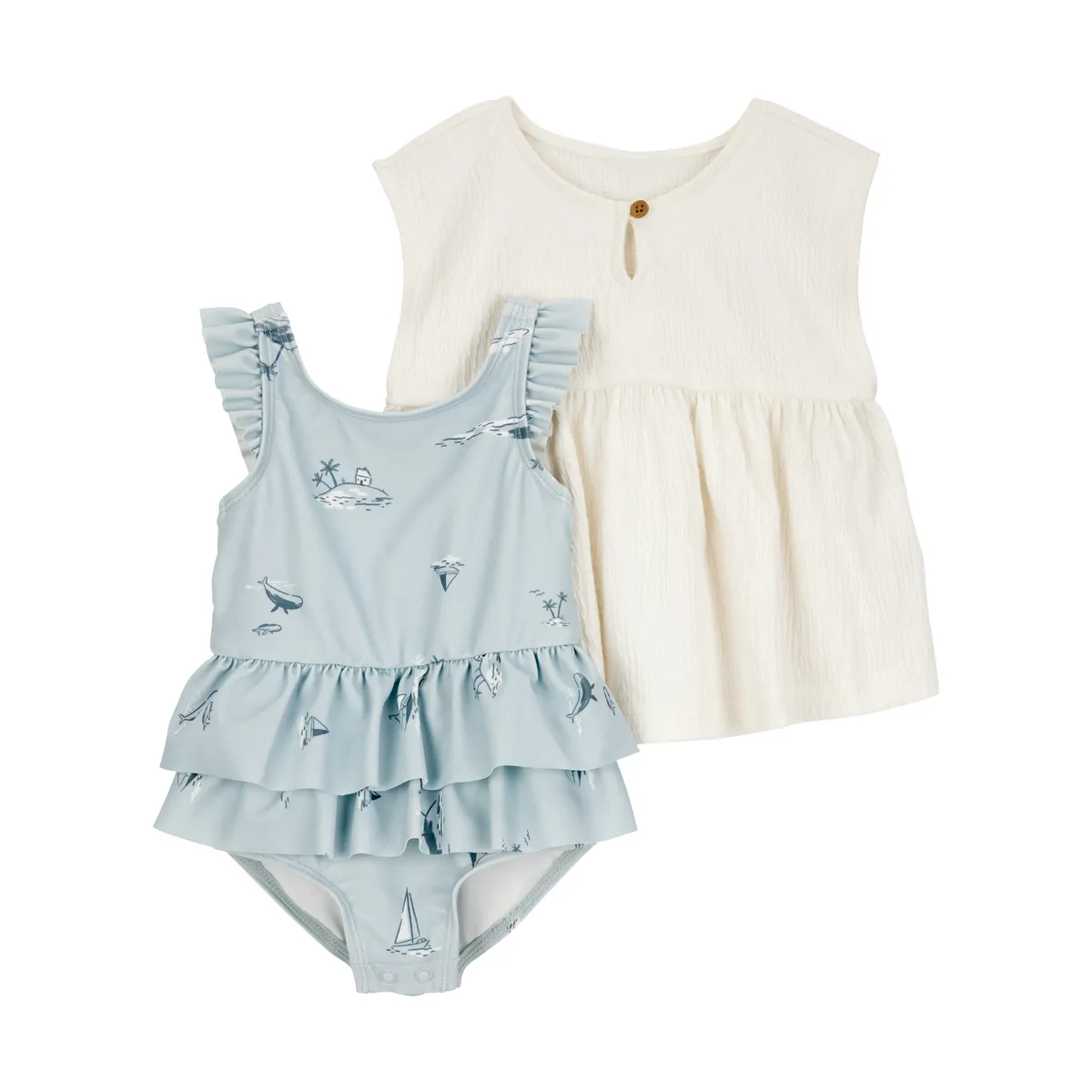 CARTER'S - Traje De Baño Bebé Niña 2 Piezas Carters