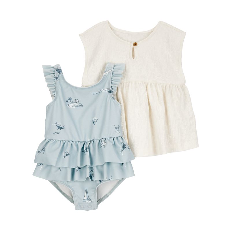 CARTER'S - Traje De Baño Bebé Niña 2 Piezas Carters