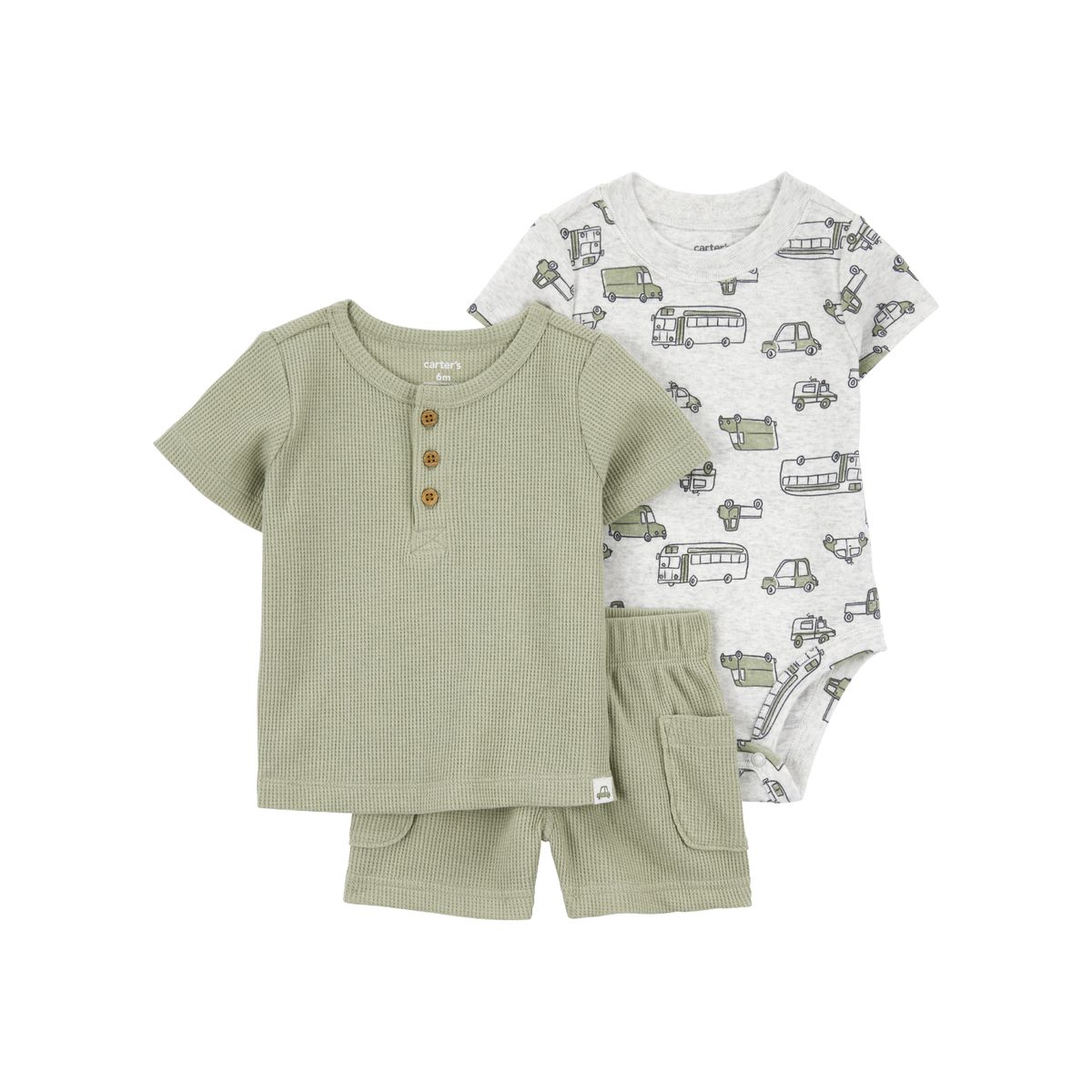 CARTER'S - Conjunto Bebé Niño 3 Piezas Carters