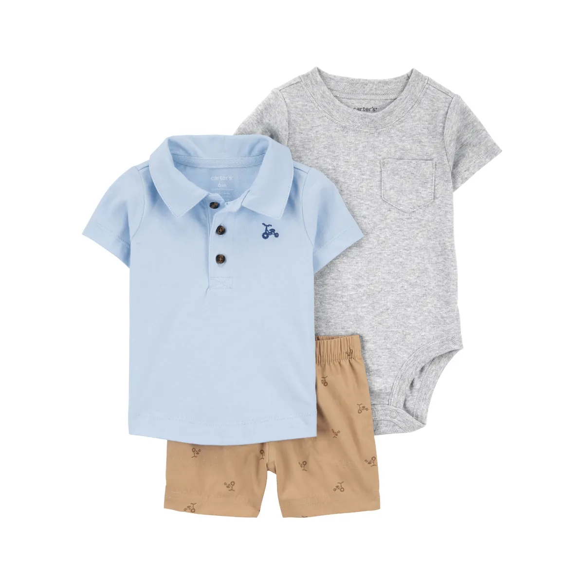 CARTER'S - Conjunto Bebé Niño 3 Piezas Carters