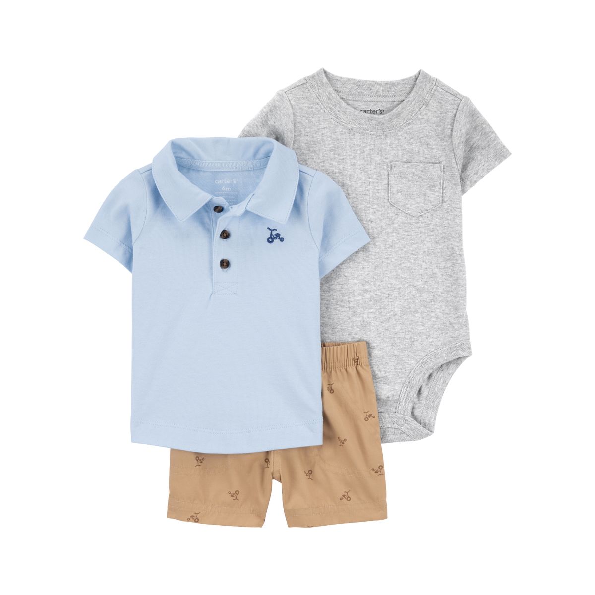 CARTER'S - Conjunto Bebé Niño 3 Piezas Carters