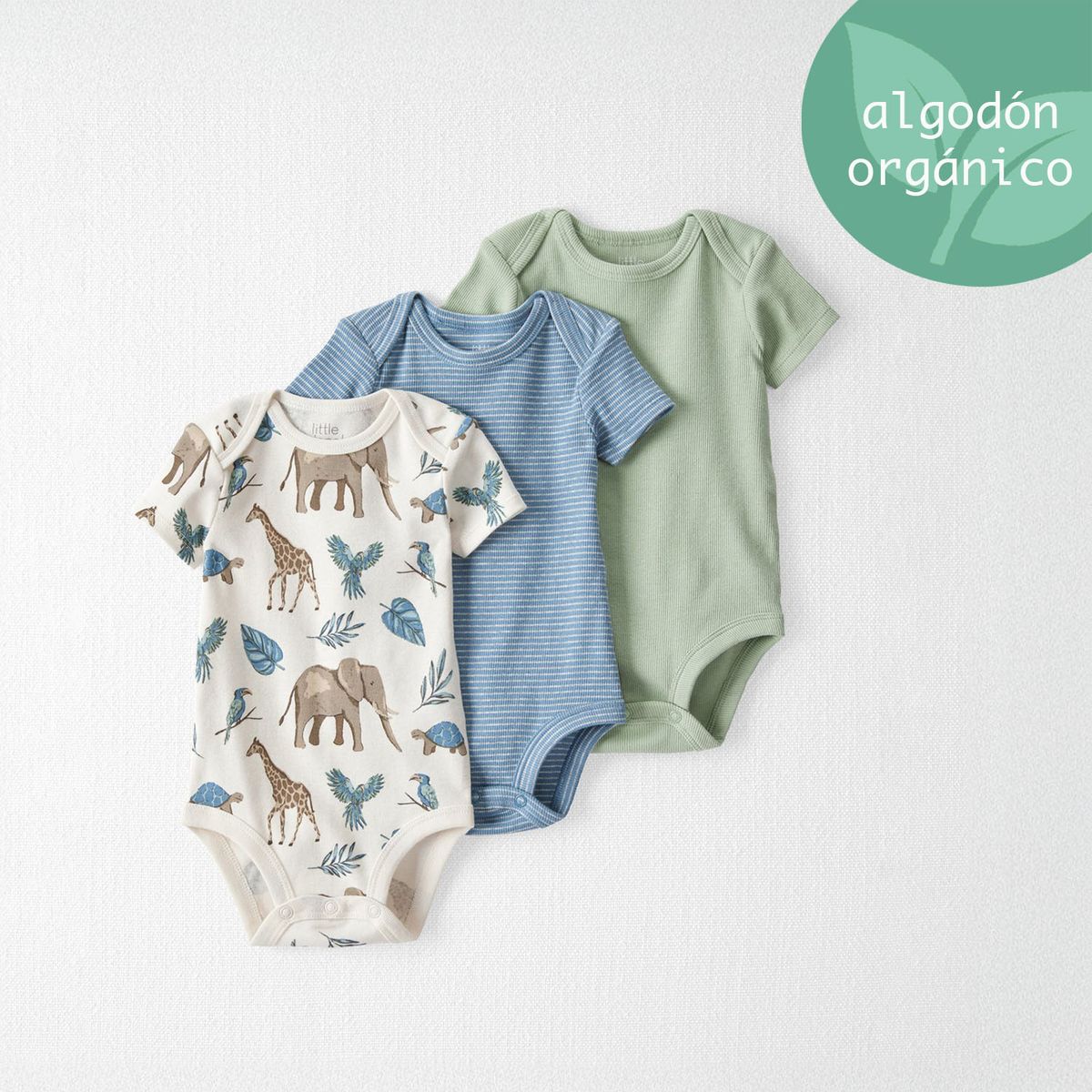 CARTER'S - Body Bebé Niño Niña Pack X3 Carters