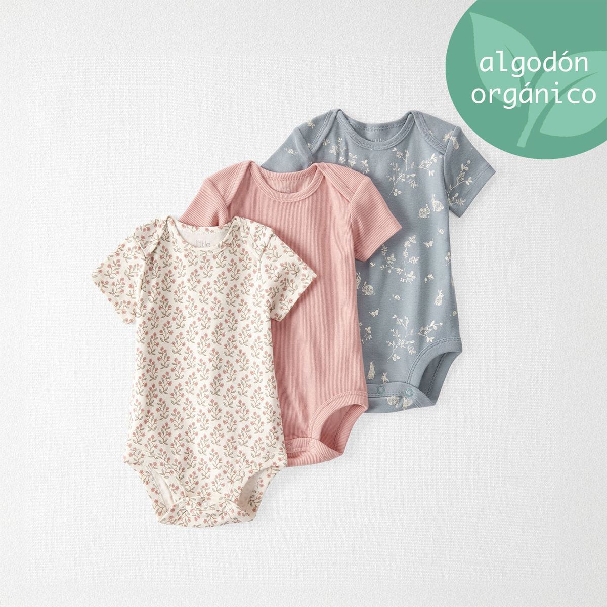 CARTER'S - Body Bebé Niña Pack X3 Carters