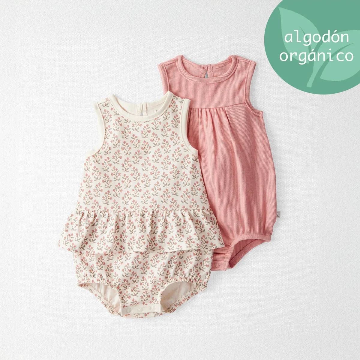 CARTER'S - Enterizo Bebé Niña Pack X2 Carters