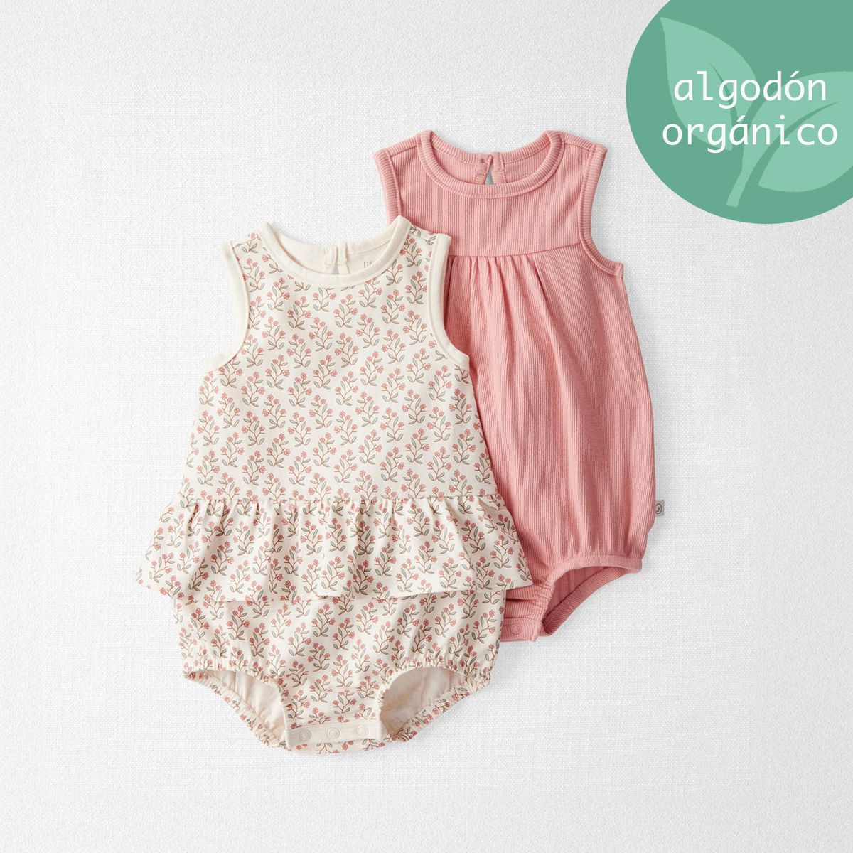 CARTER'S - Enterizo Bebé Niña Pack X2 Carters