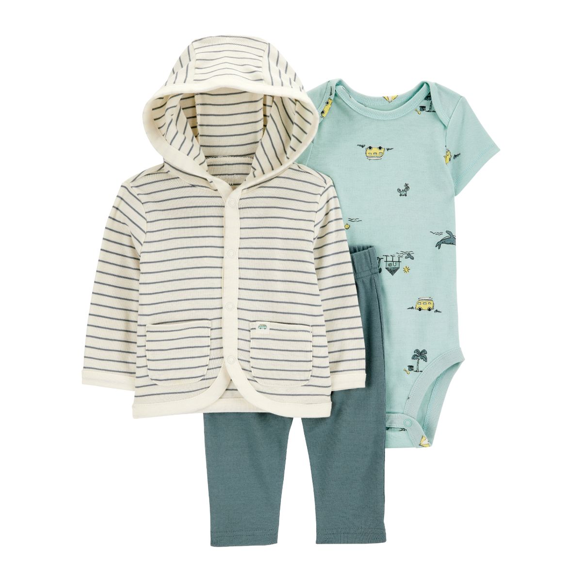 CARTER'S - Conjunto Bebé Niño 4 Piezas Carters