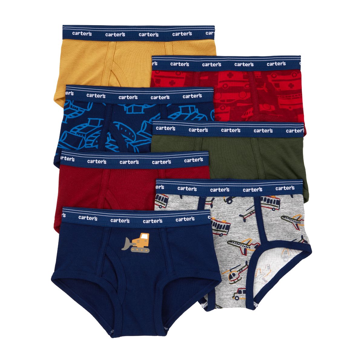 CARTER'S - Calzoncillos Niño Pack X7 Carters