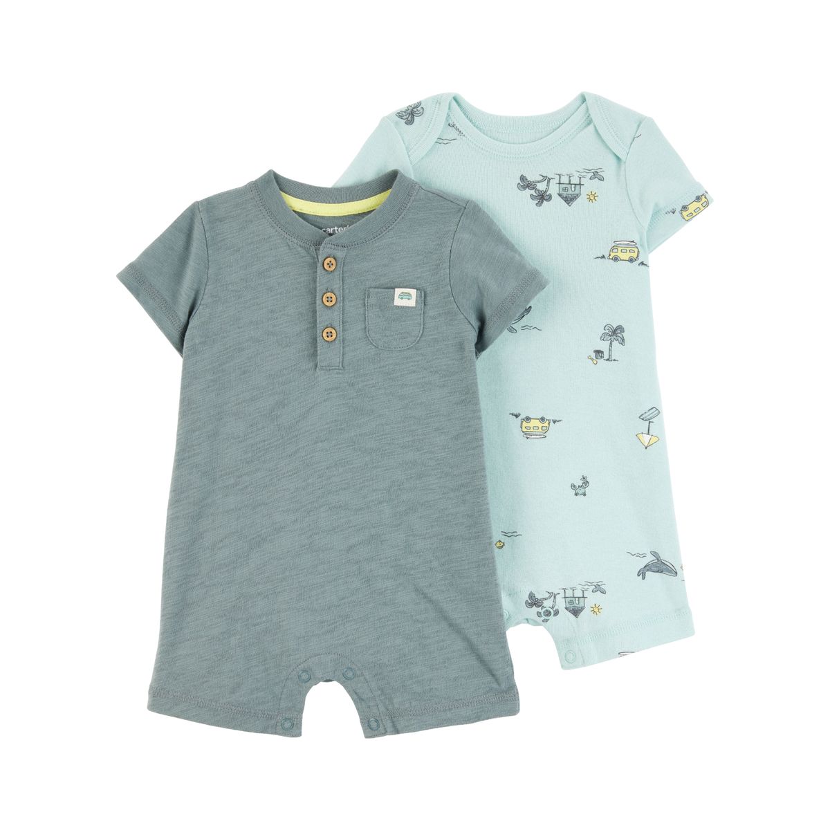CARTER'S - Enterizo Bebé Niño Pack X2 Carters