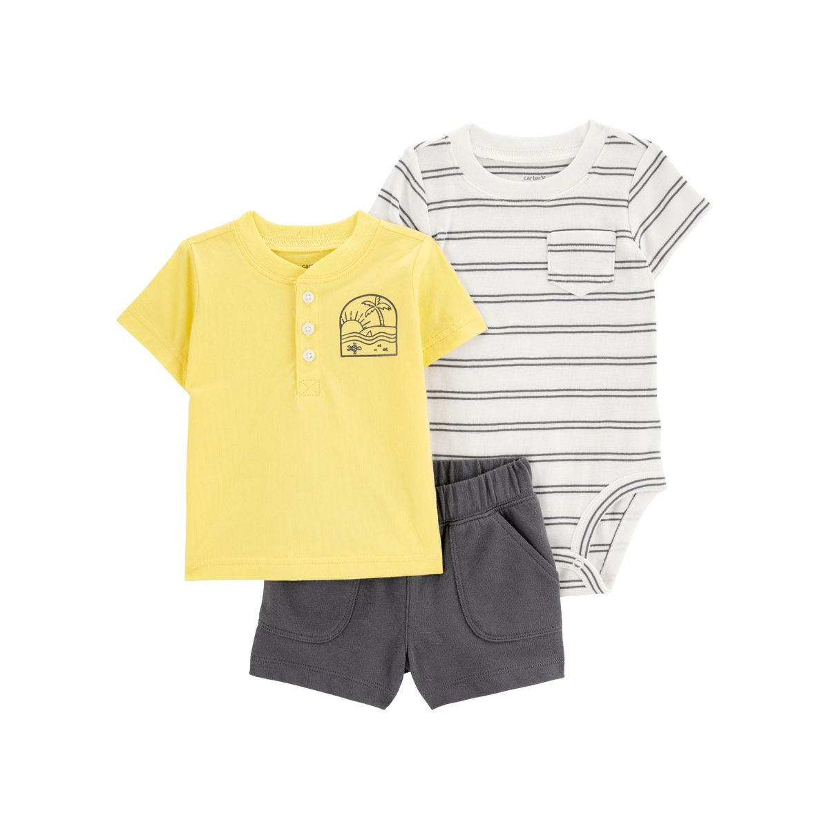 CARTER'S - Conjunto Bebé Niño 3 Piezas Carters