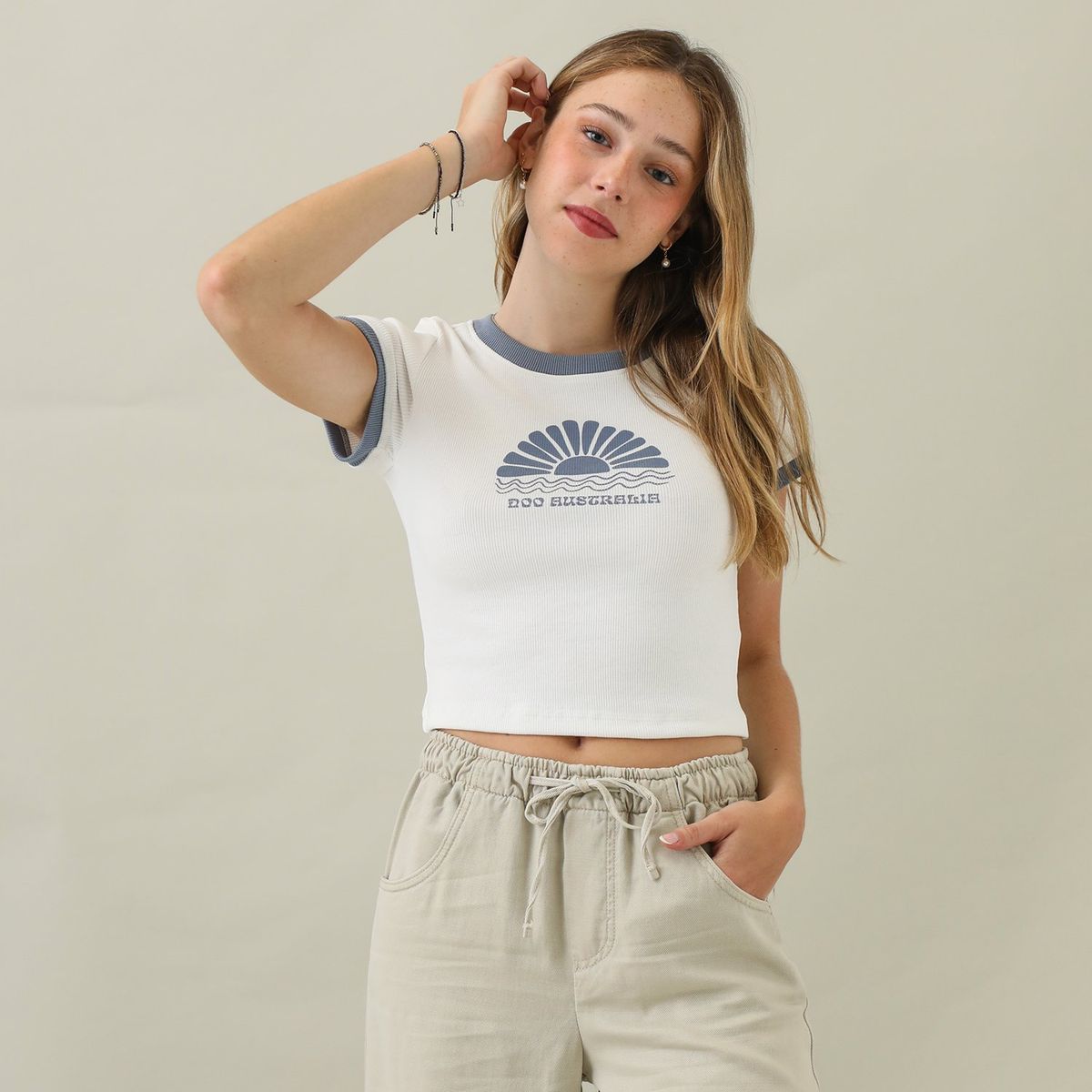 DOO AUSTRALIA - Polo Manga Corta Casual Mujer Doo Australia