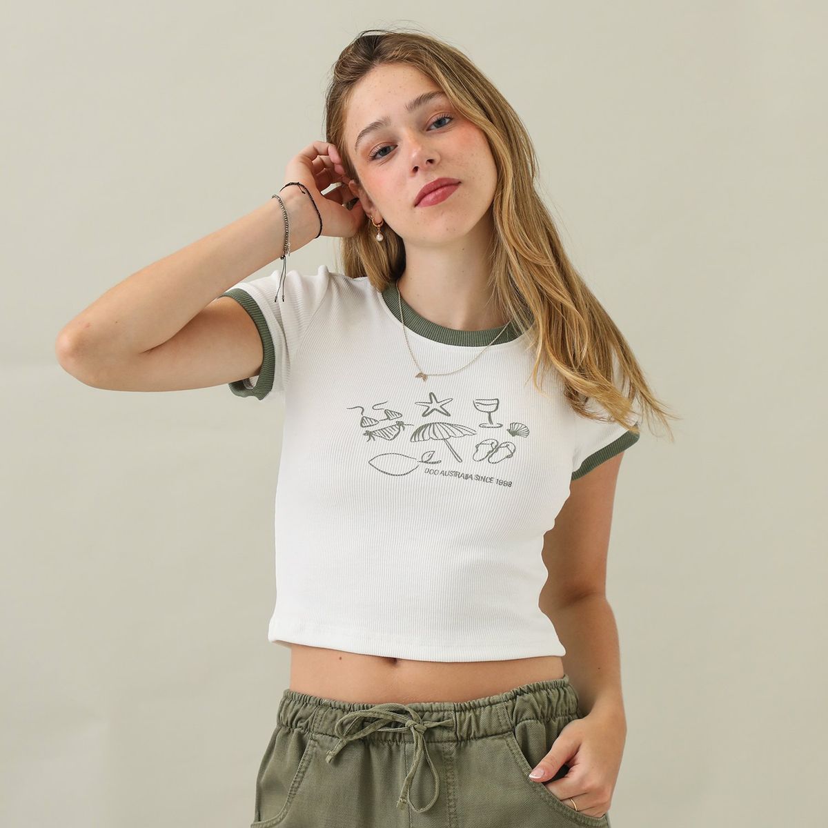 DOO AUSTRALIA - Polo Manga Corta Casual Mujer Doo Australia