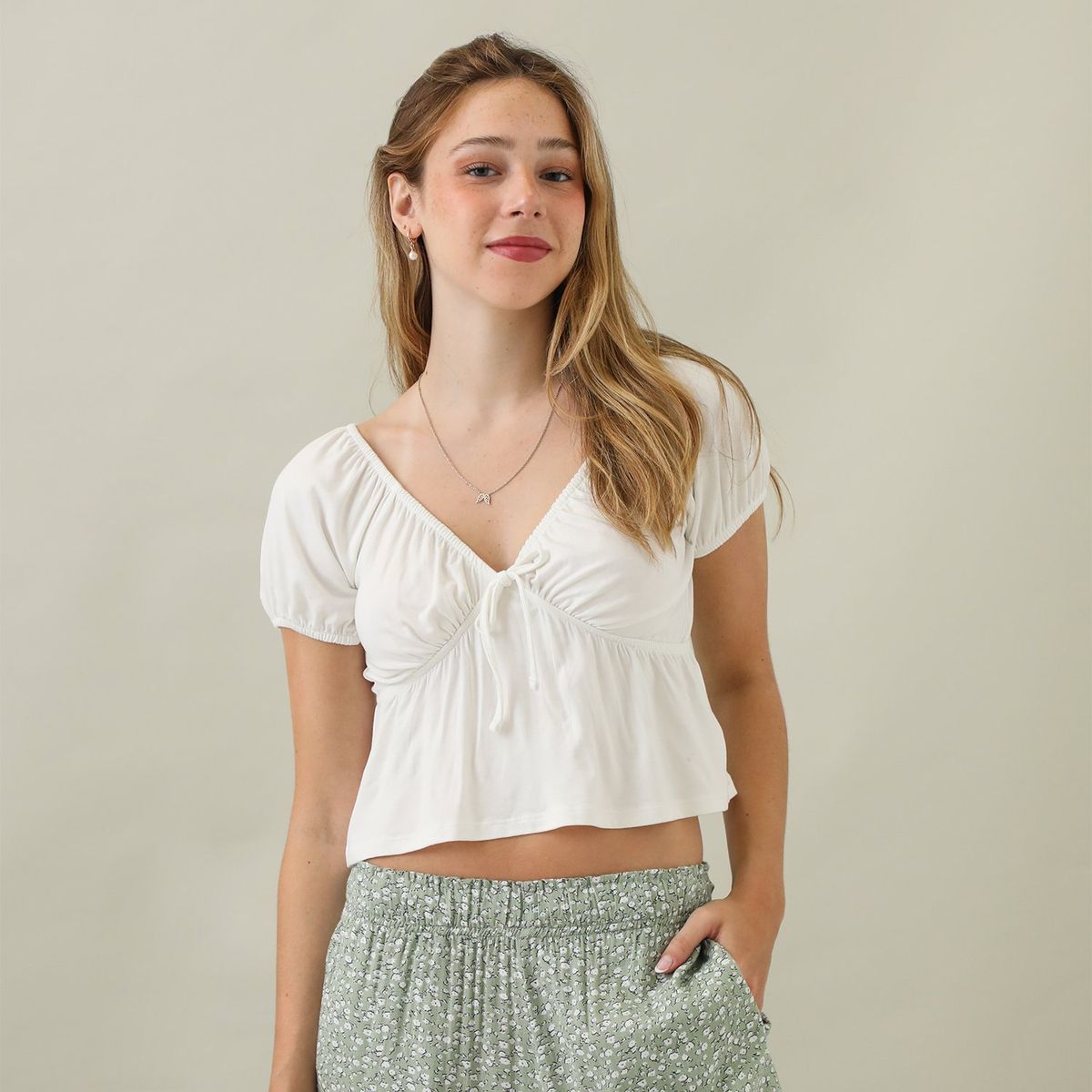 AMERICAN ABBEY - Polo Manga Corta Casual Mujer American Abbey