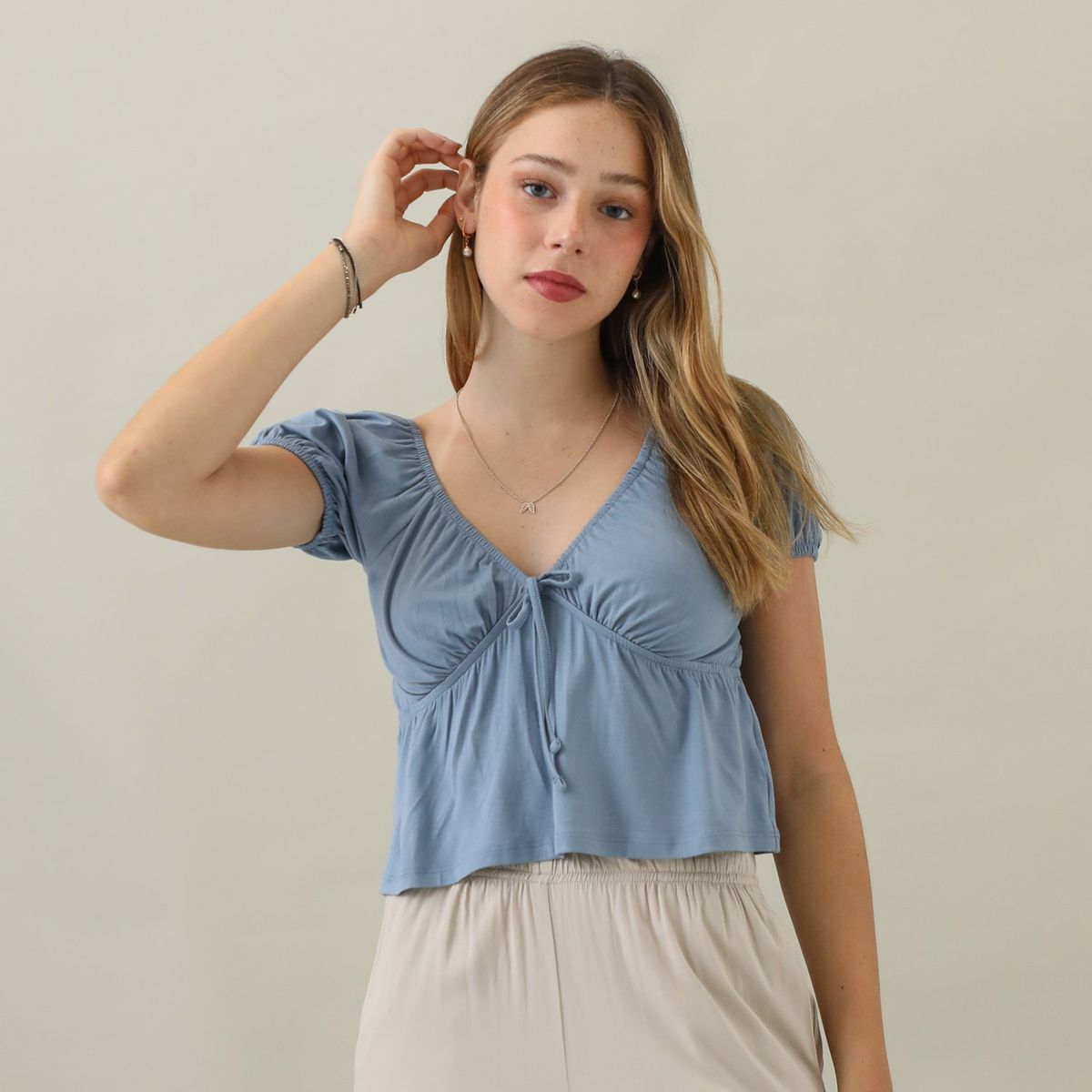 AMERICAN ABBEY - Polo Manga Corta Casual Mujer American Abbey