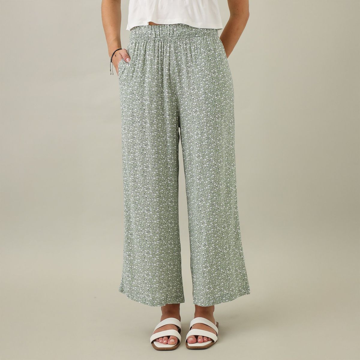 AMERICAN ABBEY - Pantalón Culotte Casual Mujer American Abbey