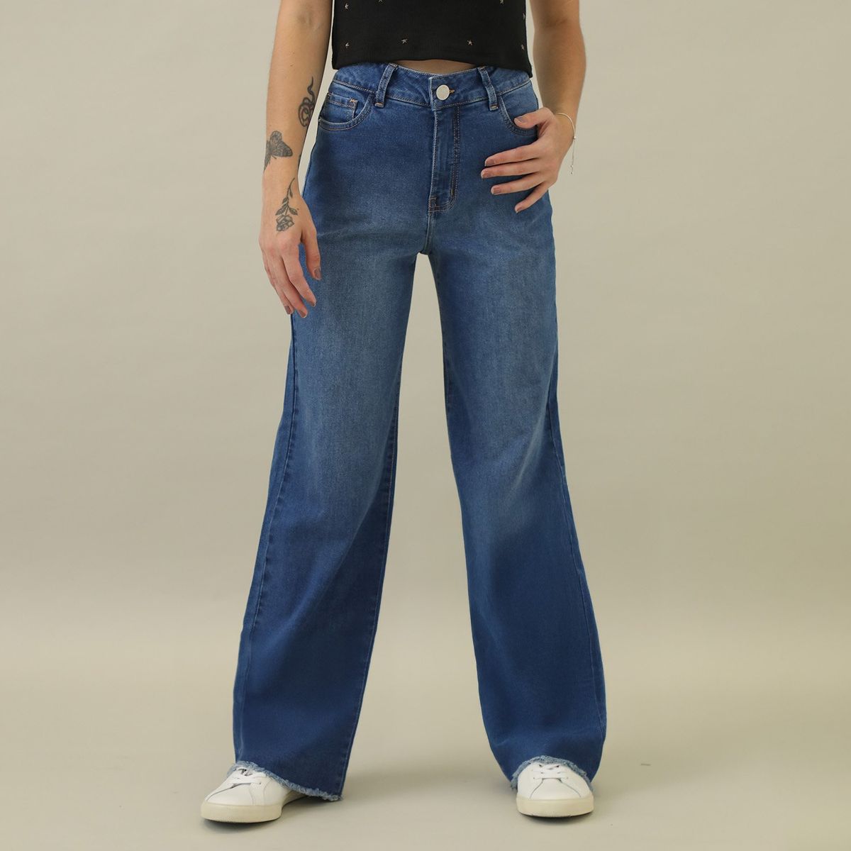 DENIMLAB - Jean Straight Algodón Mujer Denimlab