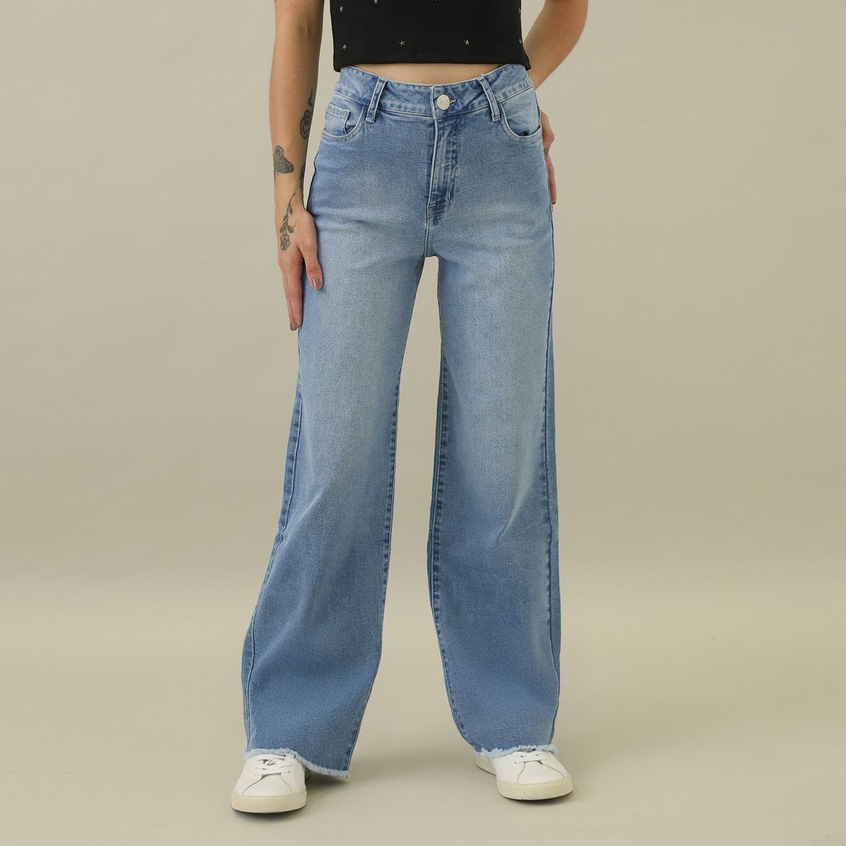 DENIMLAB - Jean Straight Algodón Mujer Denimlab