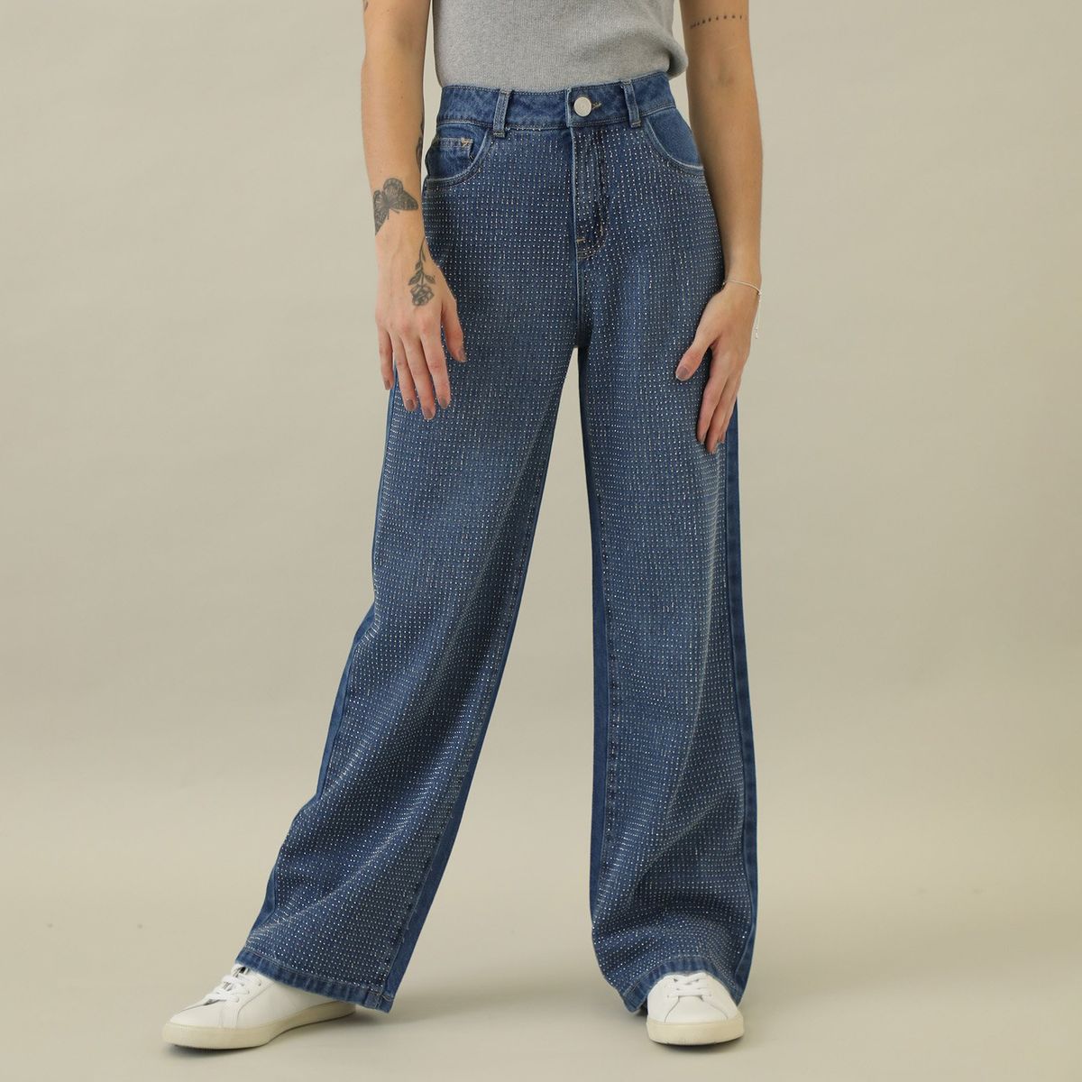 DENIMLAB - Jean Straight 100% Algodón Mujer Denimlab
