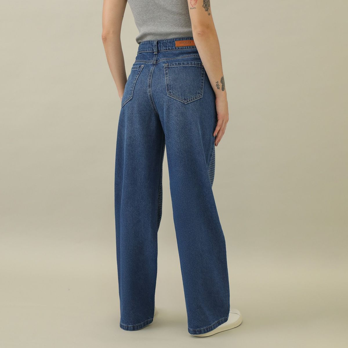 DENIMLAB - Jean Straight 100% Algodón Mujer Denimlab