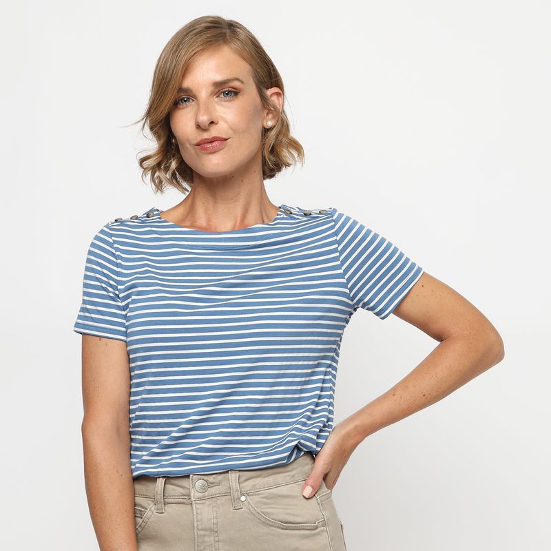 NEWPORT - Polo Manga Corta Casual Mujer Newport