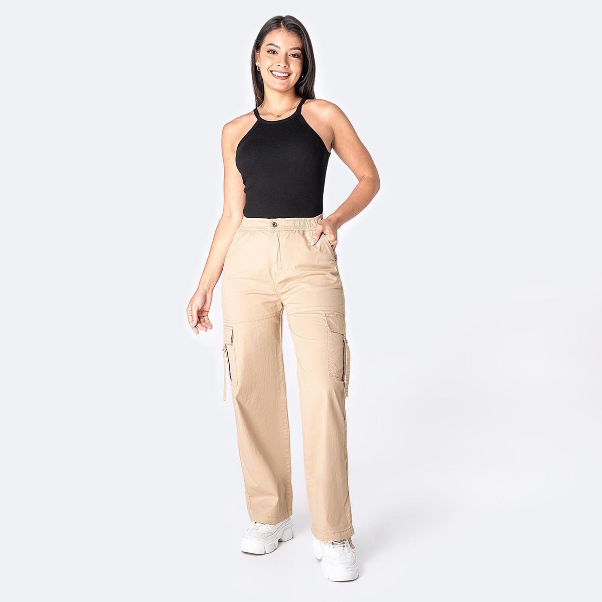 PIONIER - Pantalón Jogger Algodón Mujer Pionier