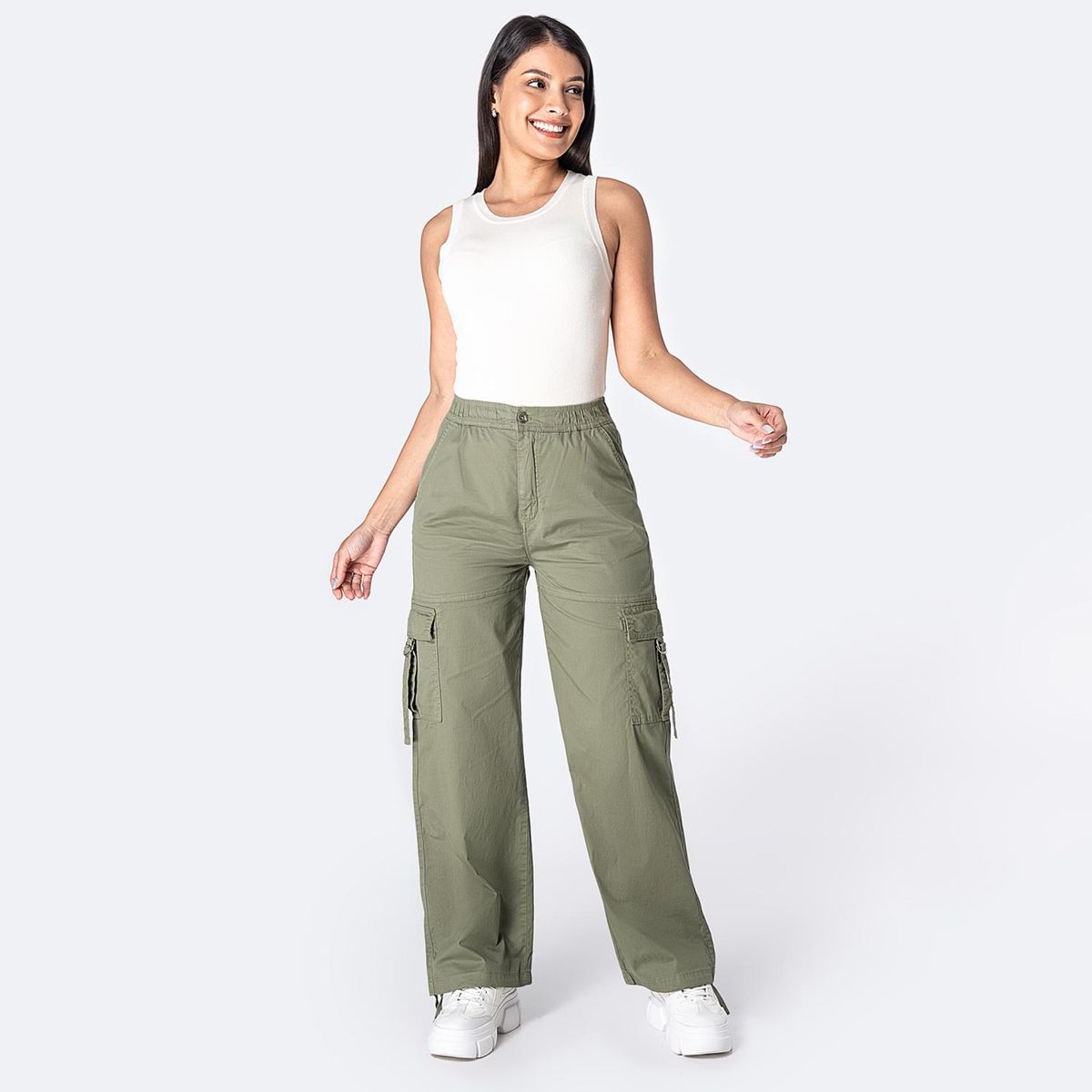 PIONIER - Pantalón Jogger Algodón Mujer Pionier