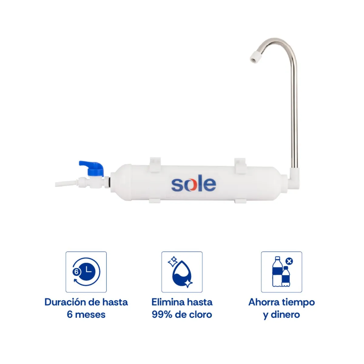 SOLE - Purificador En Linea Sobre Lav Premium