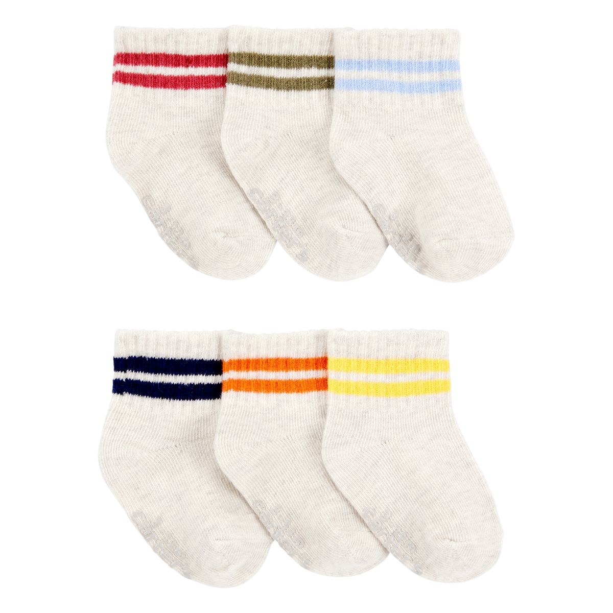 CARTER'S - Medias Bebé Niño Niña Pack X6 Algodón Carters