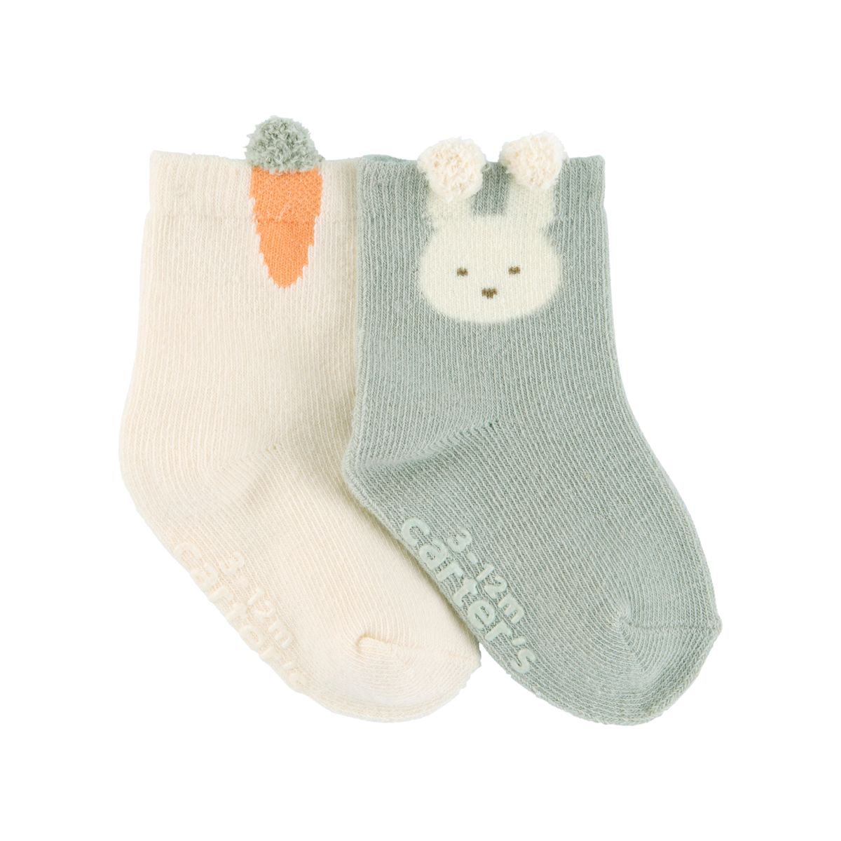 CARTER'S - Medias Bebé Niño Niña Pack X2 Algodón Carters