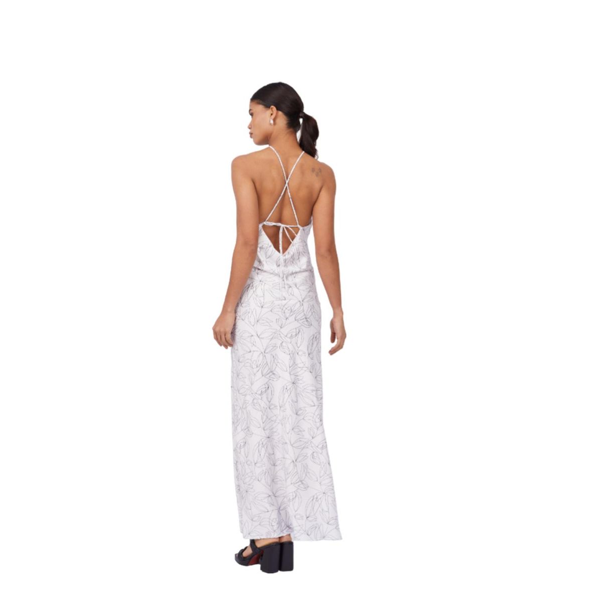 FINDING MAGNOLIA - Vestido Largo 100% Seda Mujer Finding Magnolia