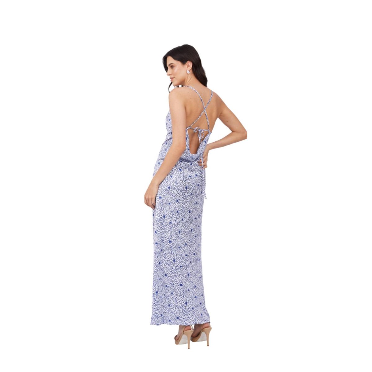 FINDING MAGNOLIA - Vestido Largo 100% Seda Mujer Finding Magnolia