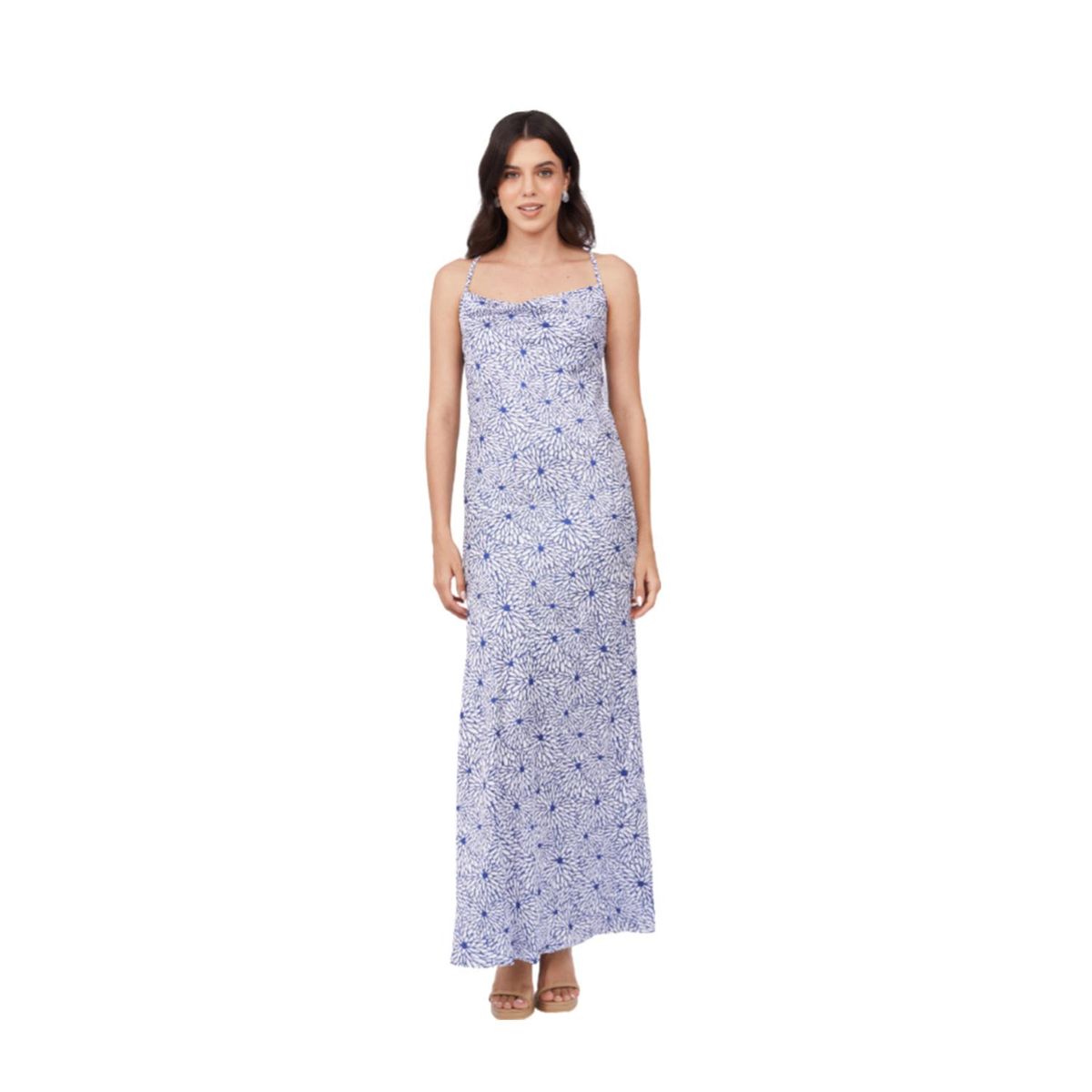 FINDING MAGNOLIA - Vestido Largo 100% Seda Mujer Finding Magnolia