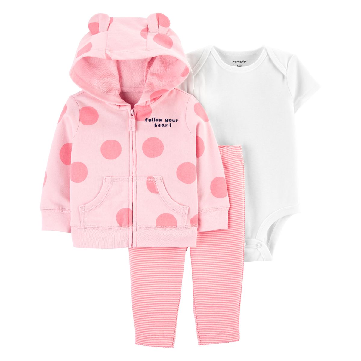 CARTER'S - Conjunto Bebé Niña 3 Piezas Carters