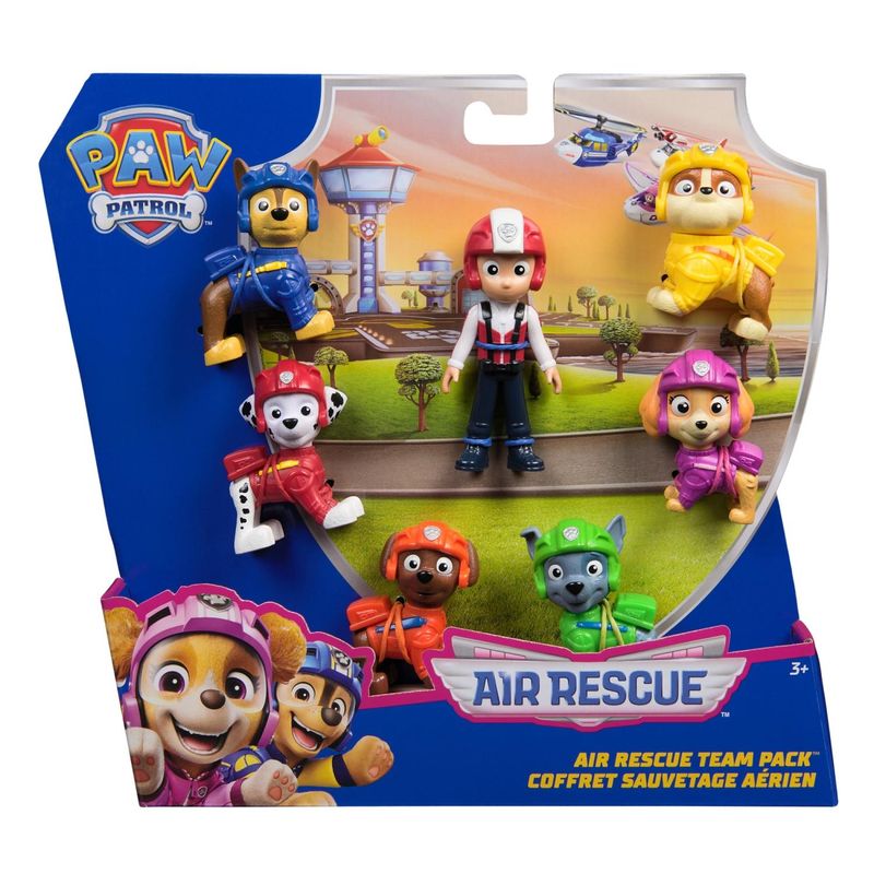 PAW PATROL - Set X7 Figuras Air Rescue Paw Patrol