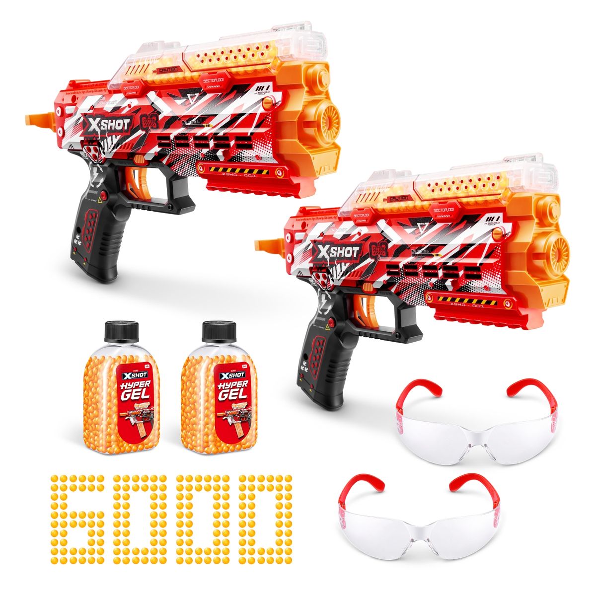 X-SHOT - Lanzadores Pack X2 Hyper Gel