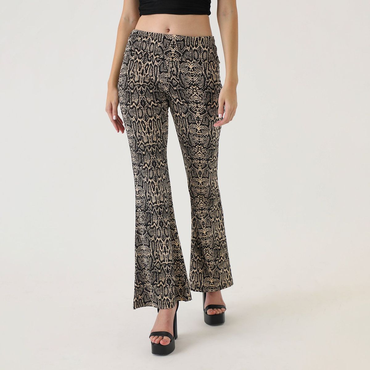 MOSSIMO - Pantalón Flare Casual Mujer Mossimo