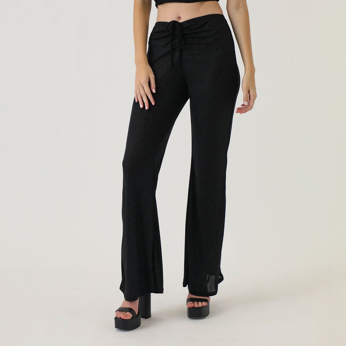 MOSSIMO - Pantalón Flare Casual Mujer Mossimo