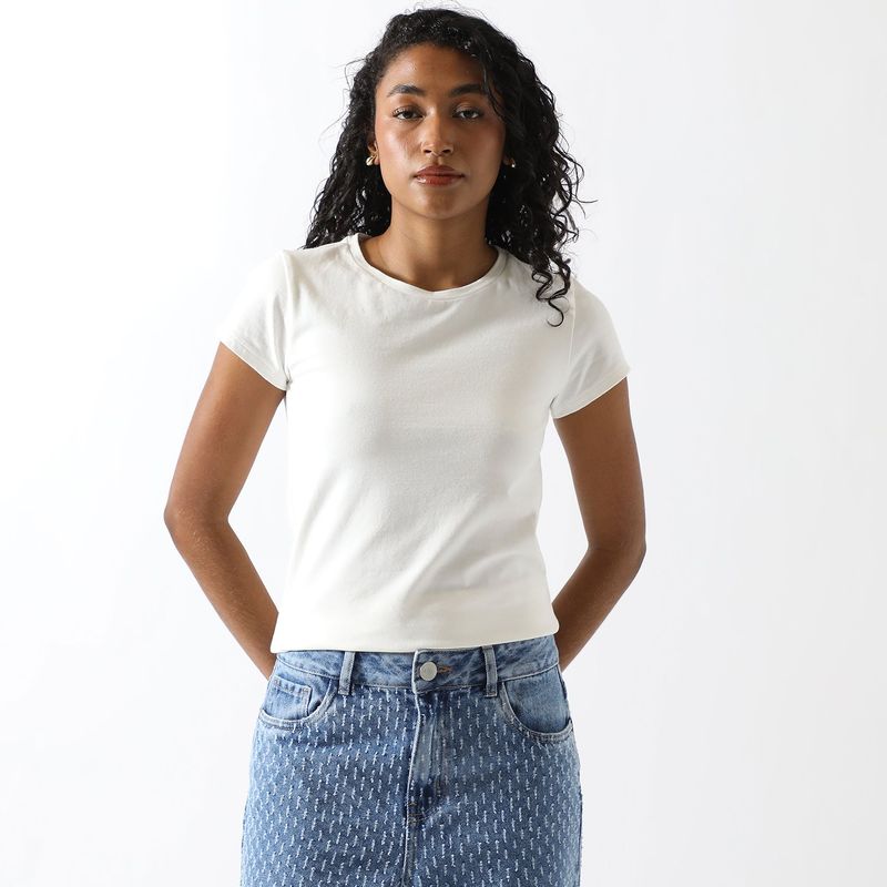 BASEMENT - Polo Manga Corta Algodón Mujer Basement