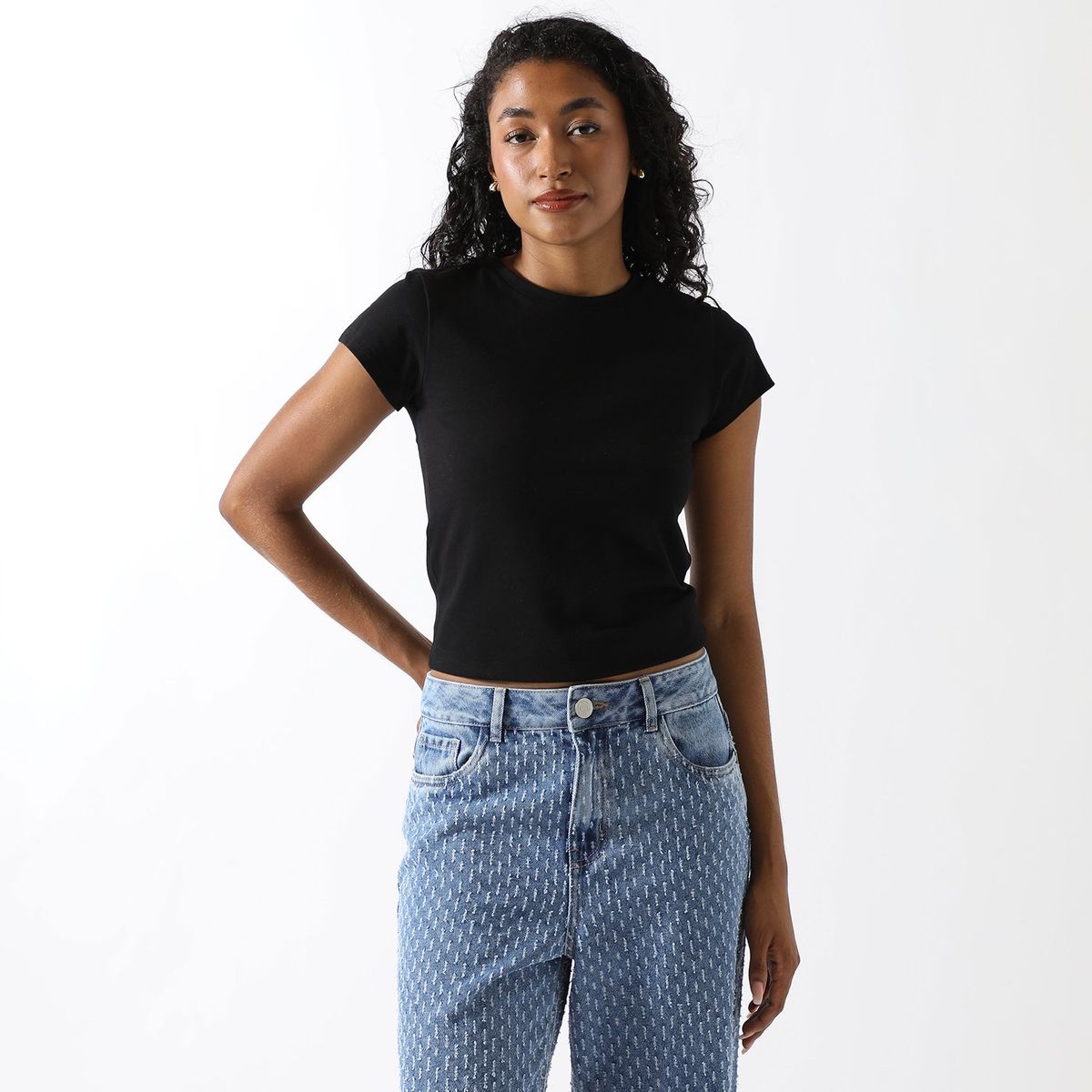 BASEMENT - Polo Manga Corta Algodón Mujer Basement